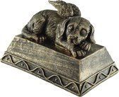 Hond overleden Urn brons (20 cm)