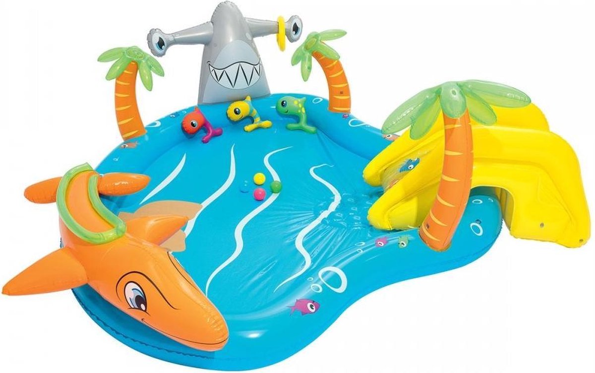 Bestway Speelzwembad Zeedieren - 280x257x87cm — afbeelding 5