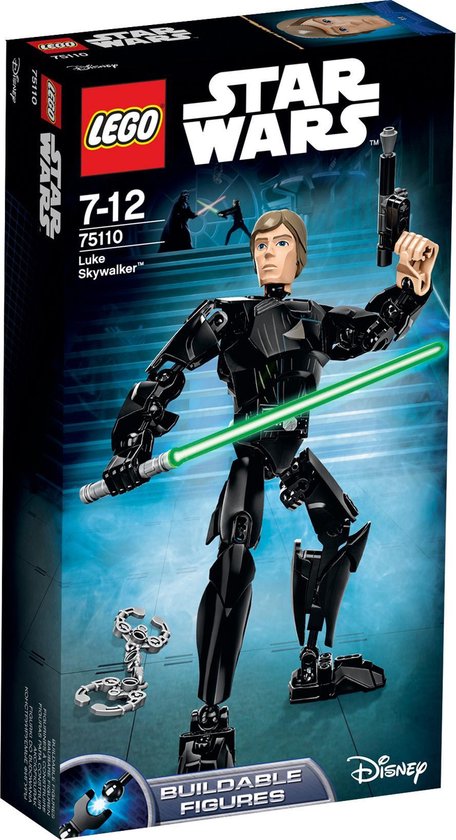 Vel tapijt Luchten LEGO Star Wars Luke Skywalker - 75110 | bol.com