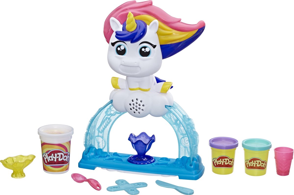 Bol Com Play Doh Drollendraaiende Ijseenhoorn Klei Speelset