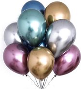 10 Chrome ballonnen|Ideaal voor feesten en andere gelegenheden