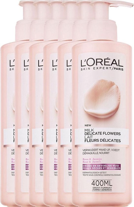 L’Oréal Paris Delicate Flowers Reinigingsmelk Droge en Gevoelige Huid