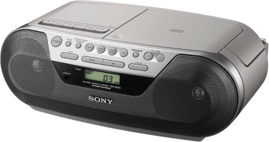 Badkamer Bewusteloos Verbeteren Sony CFD-S05 - Digitale Radio-/Cd-/Cassette-speler | bol.com