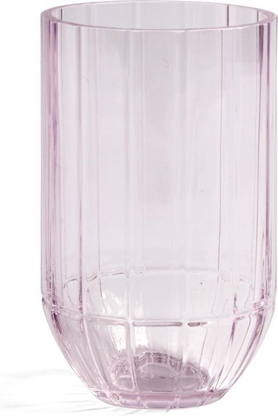 Hay Colour Vase Pink vaas medium roze Ø9,5 X H15 | bol.com