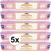 5x Nag Champa wierook Nirvana  15 gram