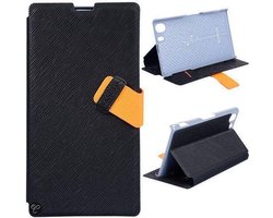 Baseus Wallet Case met stand voor de Sony Xperia Z1 (black/orange)