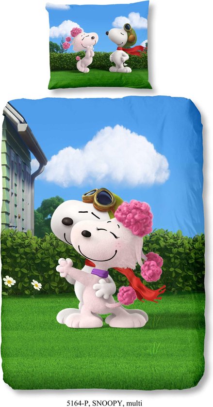 Snoopy Dekbedovertrek Love 3D