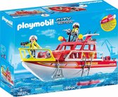 Bol.com PLAYMOBIL Brandweerboot - 70147 aanbieding