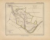 Historische kaart, plattegrond van gemeente Wilsum in Overijssel uit 1867 door Kuyper van Kaartcadeau.com