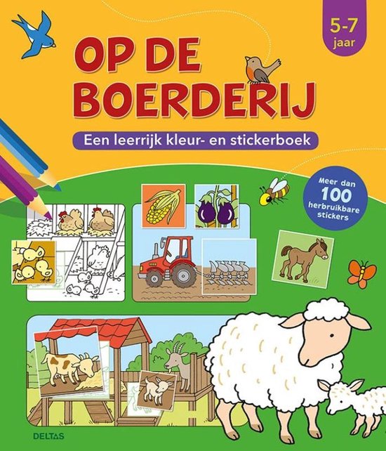 Op De Boerderij Stickerboek