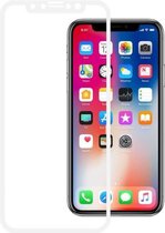 iPhone X (10) full cover glazen screen protector wit