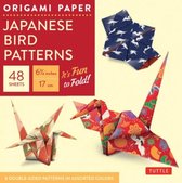 Origami Paper - Japanese Bird Patterns - 6 3/4" - 48 Sheets