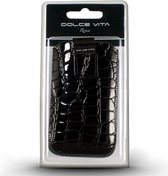 Dolce Vita Pochette Universal Croco Look Noir Taille XL