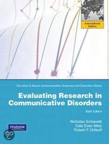 Evaluating Research in Communicative Disorders