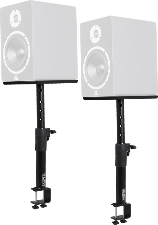 Innox IVA MON-08 Monitor stand - Speaker standaard - Set van 2 - Luidspreker  statief -... | bol