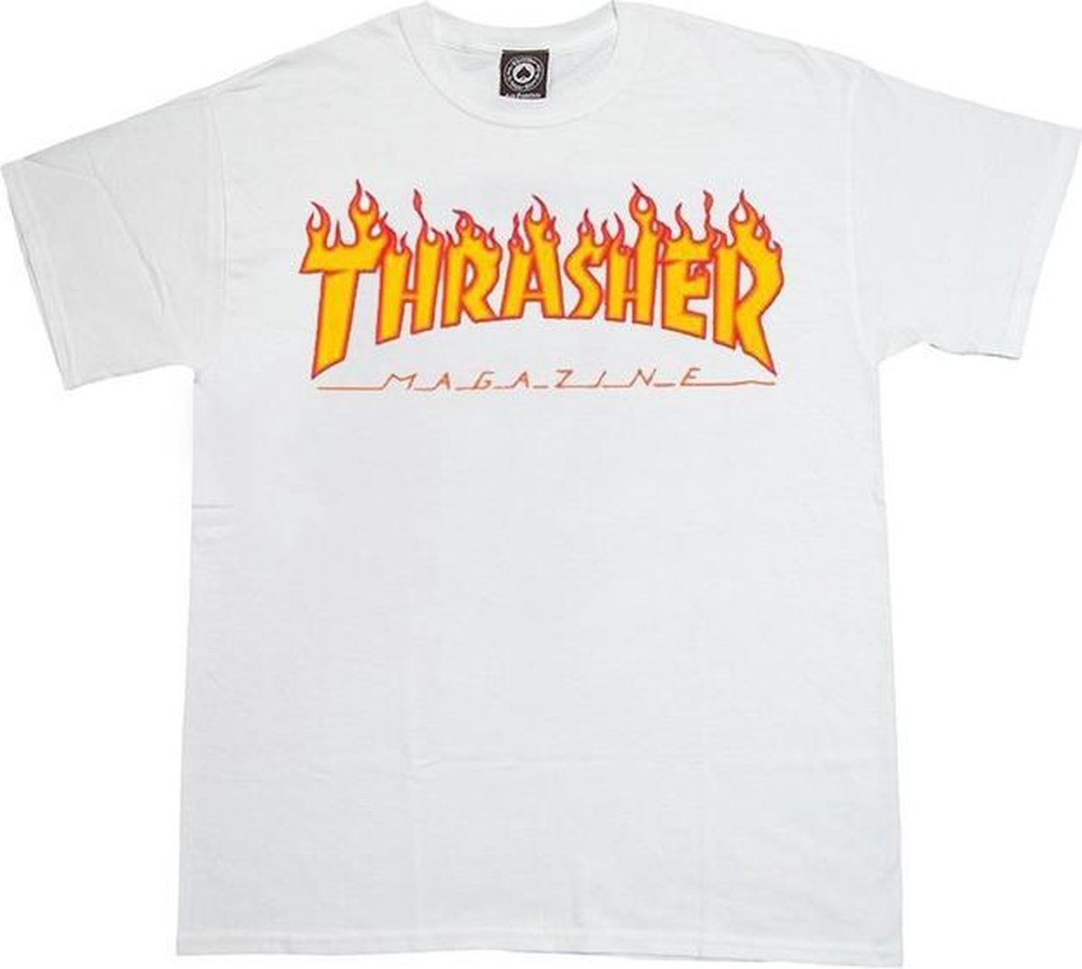THRASHER - FLAME T-SHIRT WHITE