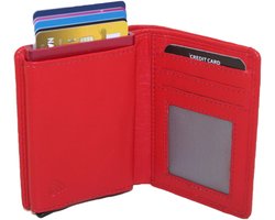 Patchi Portemonnee met Figuretta Cardprotector - met ritsje - Rood