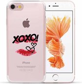 Apple Iphone 7 / 8 / SE2020 / SE2022 hoesje transparant siliconen telefoonhoesje - XOXO!