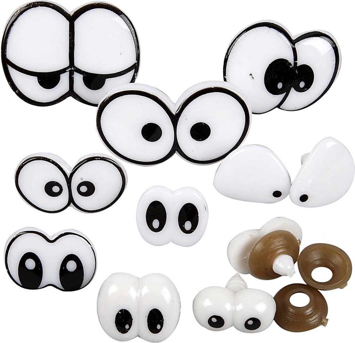 Creotime Grappige Ogen 2-3 Cm 200 Stuks