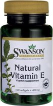 Swanson Health Vitamine E Natural 400IU - 100 softgels
