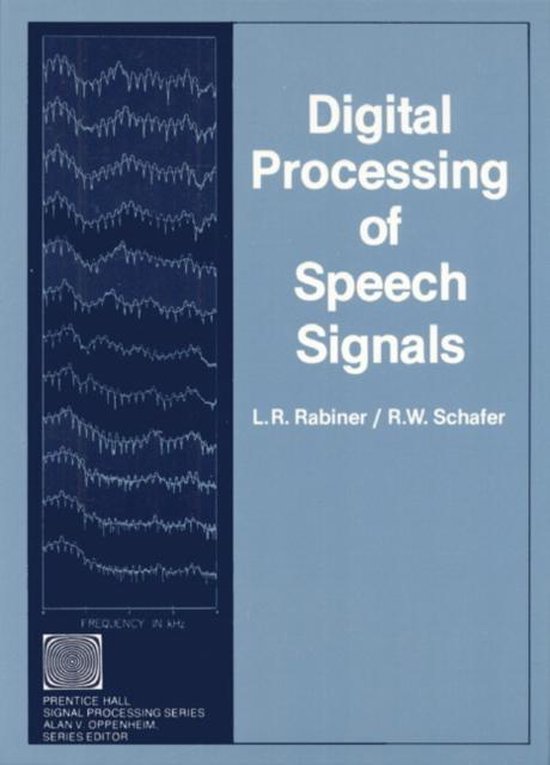 Digital Processing of Speech Signals 9780132136037 Lawrence Rabiner Boeken