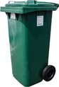 Kunststof Rolcontainer, kliko, Afvalcontainer Mini-container 140 Liter Groen