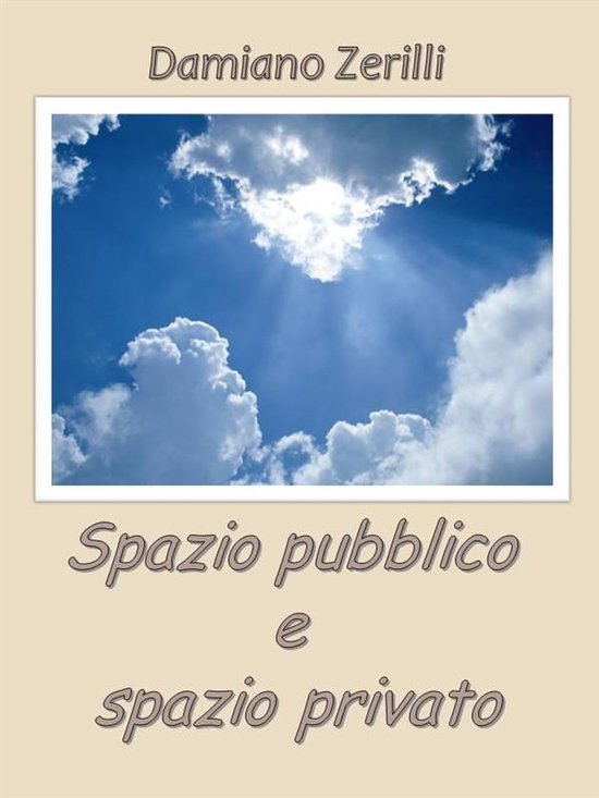 Spazio pubblico e spazio privato - cover