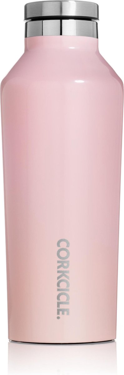 Corkcicle Canteen Thermosfles 270 Ml - Glanzend Roze