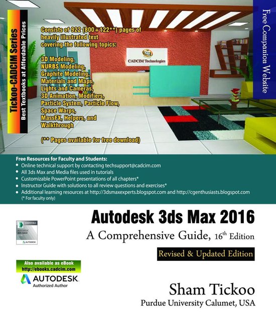 Autodesk 3ds Max 2016: A Comprehensive Guide - cover