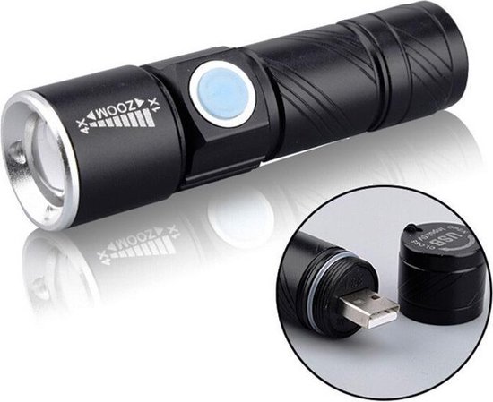 Sympton kofferbak munt LED zaklamp oplaadbaar 1000 lumen USB Alight | bol.com