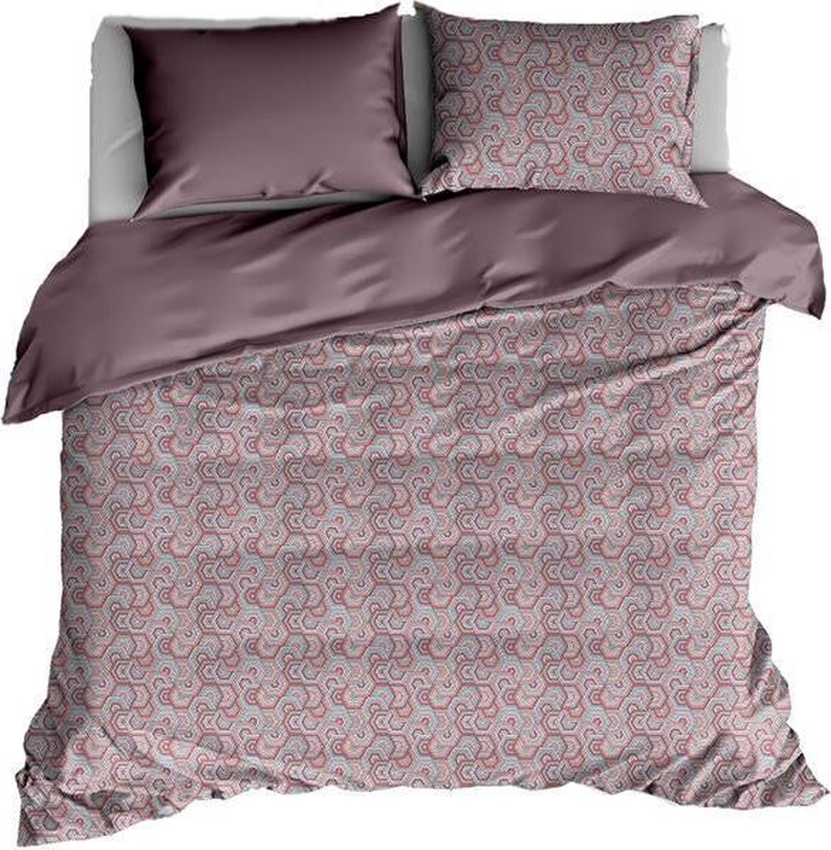 De Witte Lietaer Fluxx - Dekbedovertrek - Eenpersoons - 140x200/220 cm + 1 kussensloop 60x70 cm - Epherma