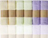 Beryris 6x bamboe baby washandjes
