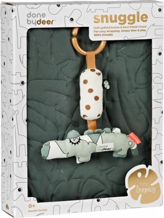 Zakenman Scherm zeewier Done by Deer Tiny Tropics Giftset Quilt & Croco | bol.com