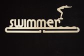 Medaillehanger Zwemmer Vrouw 33 cm