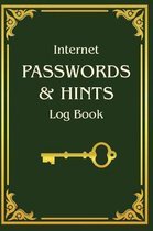 Internet Password & Hints Log Book