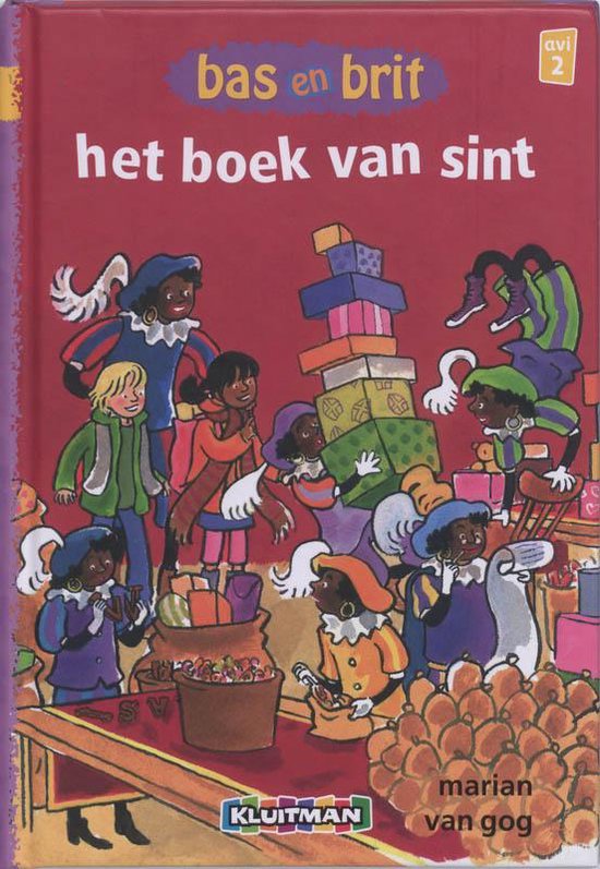 Cover van het boek 'Bas en Brit het boek van sint' van M. van Gog