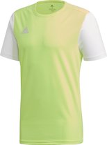 adidas Estro 19 Sport Shirt - Taille M - Homme - jaune / blanc