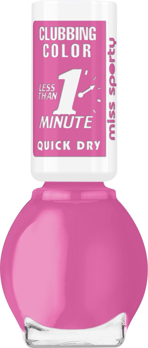 Goedkoopste Miss Sporty - Boeing Brush Clubbing Colors Nailpolish - Neon Pink - Fuchsia