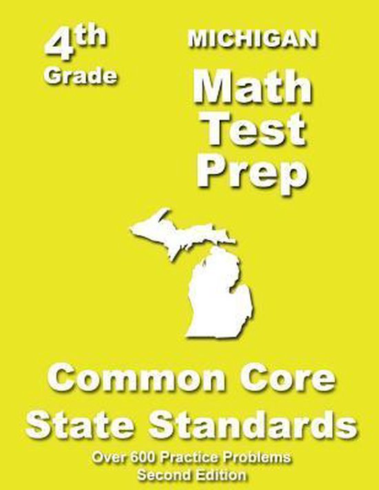 Michigan 4th Grade Math Test Prep - cover