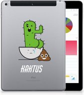 iPad 9.7 2018 | 2017 Siliconen Tablethoesje Cactus Poo