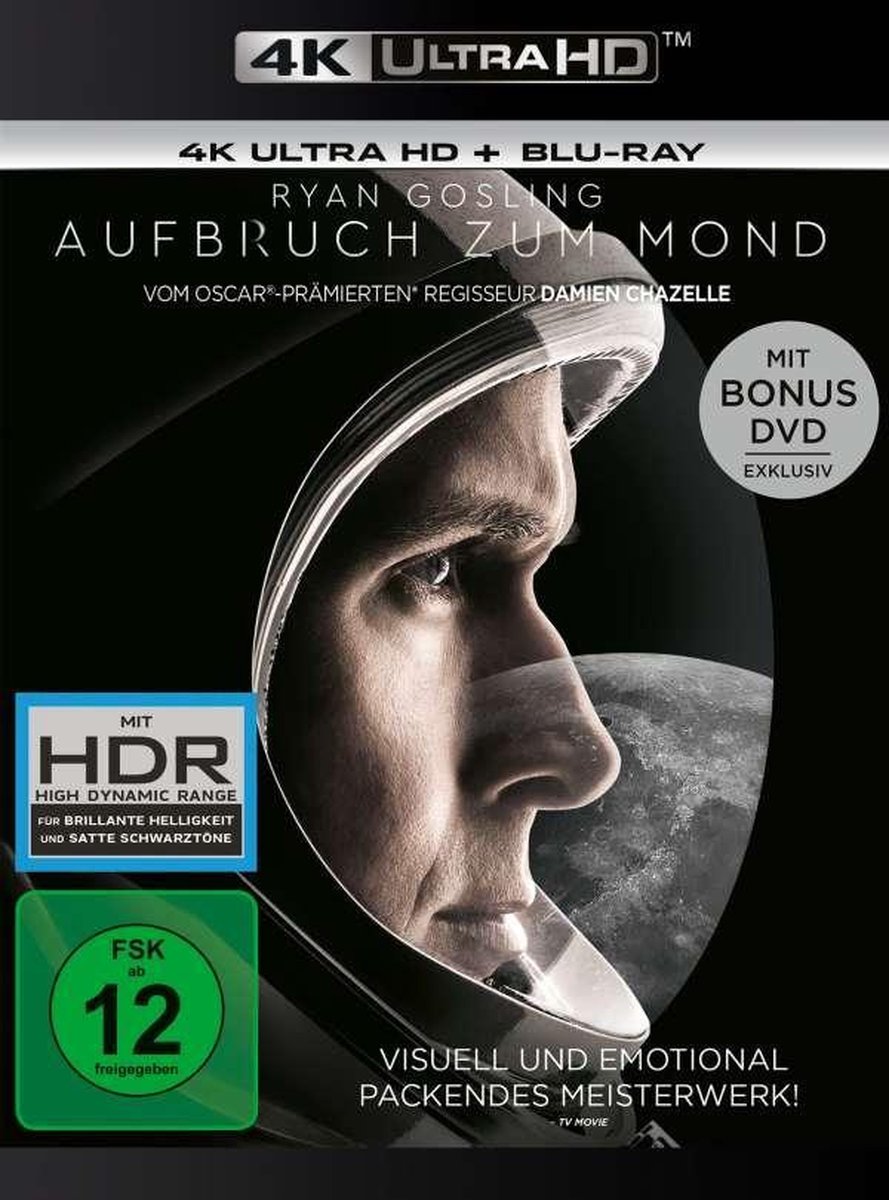 First Man (2018) (Ultra HD Blu-ray & Blu-ray)-