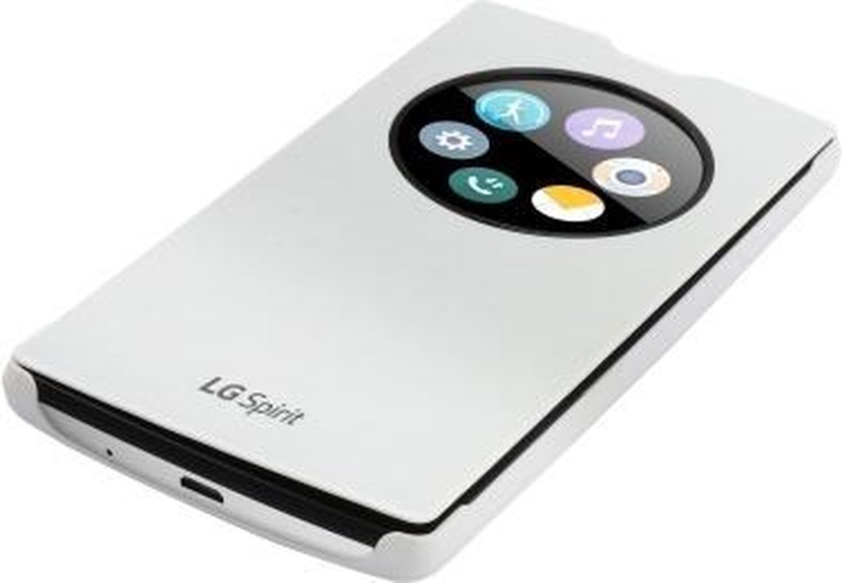 LG Spirit Quick Circle Cover CFF-590 - Hoesje voor LG Spirit - Wit