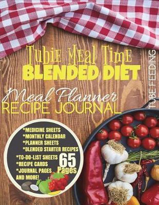 Tubie Meal Time Recipe Journal - cover