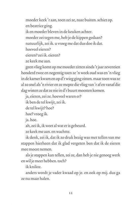 Een tekstpagina met Nederlandse tekst.