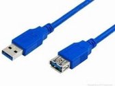 USB Kabel MediaRange A -> A St/Bu 3m blauw verl. USB3.0