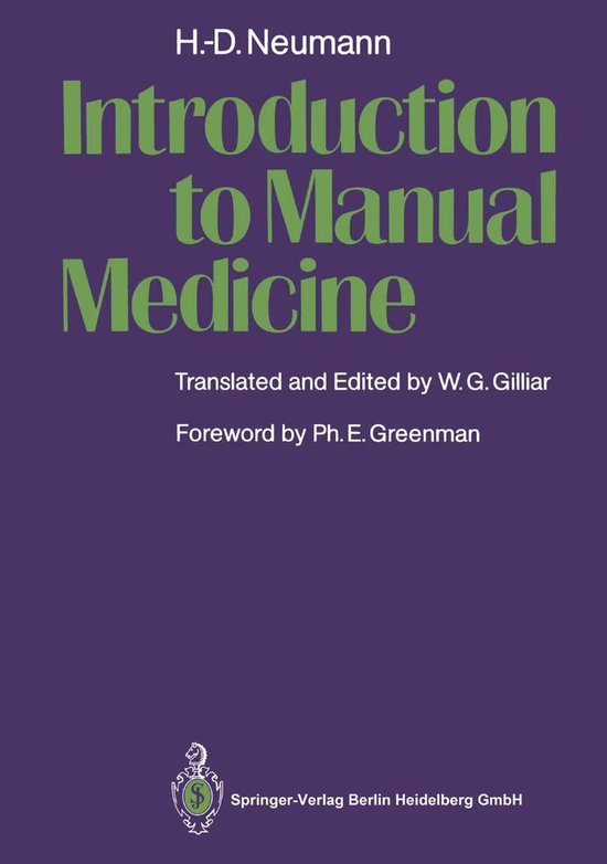 Medicine (R0) - Introduction to Manual Medicine - cover