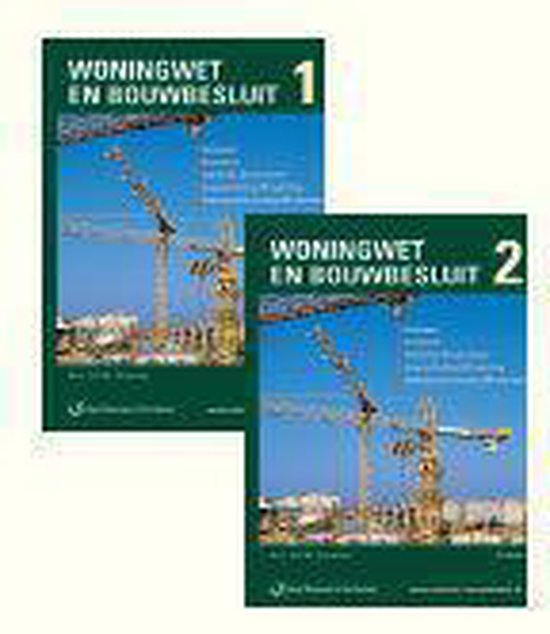 Cover van het boek 'Woningwet en bouwbesluit' van N.P.N. Scholten