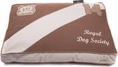 Lex & Max Classic Housse ample pour lit box pour chien coussin 75x50x9cm marron