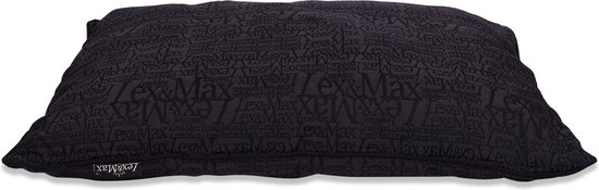 Lex & Max Chic - Losse hoes voor hondenkussen - Bench - Antraciet - 75x50cm
