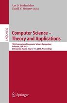 Lecture Notes in Computer Science 9139 - Computer Science -- Theory and Applications